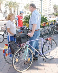 TRANSPORTE. El plan prevé aumentar el uso de las bicis. / C. MORET/