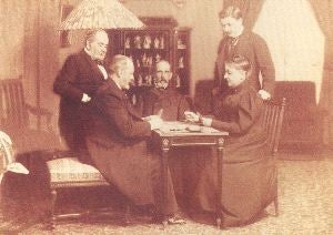 GRUPO. Jorge Loring, Francisco Silvela, Manuel Rodríguez, Lalo Loring y Amalia Heredia. / SUR/