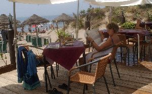 LAS CHAPAS. El restaurante Aquí Te Quiero Ver se ubica en la zona este de Marbella. / J-LANZA/