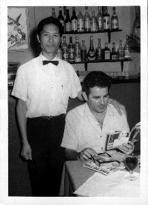 TRABAJO: Pablito junto a Juan Prado, que entonces era jefe de la Policía Local. / F. L./