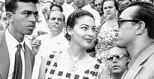 1955. Ava Gardner asistió a una corrida de toros en La Malagueta. ::
SUR/