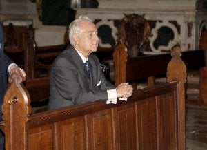 Dívar asiste a una misa del arzobispo de Madrid horas antes de convertirse en presidente del Consejo del Poder Judicial.:
ÁNGEL DÍAZ. EFE/