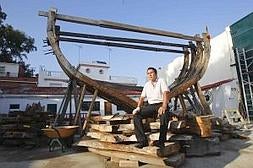 Sánchez-Guitard quiere hacer un embarcadero museo con barcos históricos. Salvador Salas/