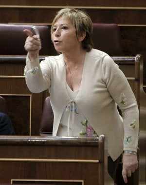Villalobos en una intervención en el Congreso. :: Sur/