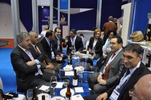 Reunión de directivos de Nutrexpa con Sabor a Málaga e Icarben. :: A. P./