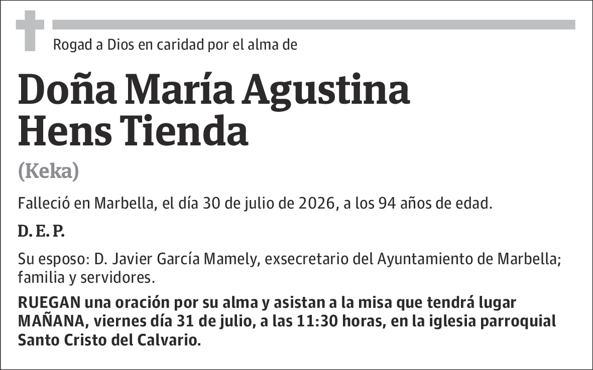 María Agustina Hens Tienda