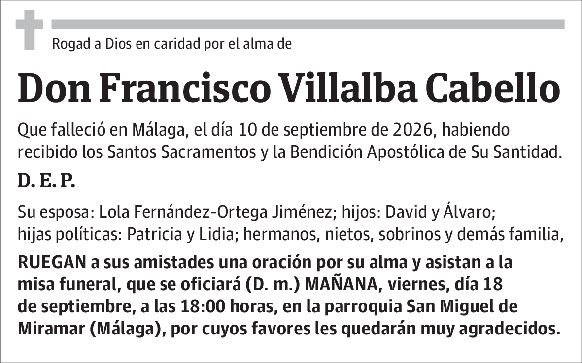 Francisco Villalba Cabello