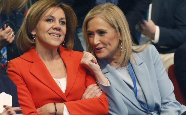 Cifuentes reconoce el apoyo de Cospedal en su carta de 