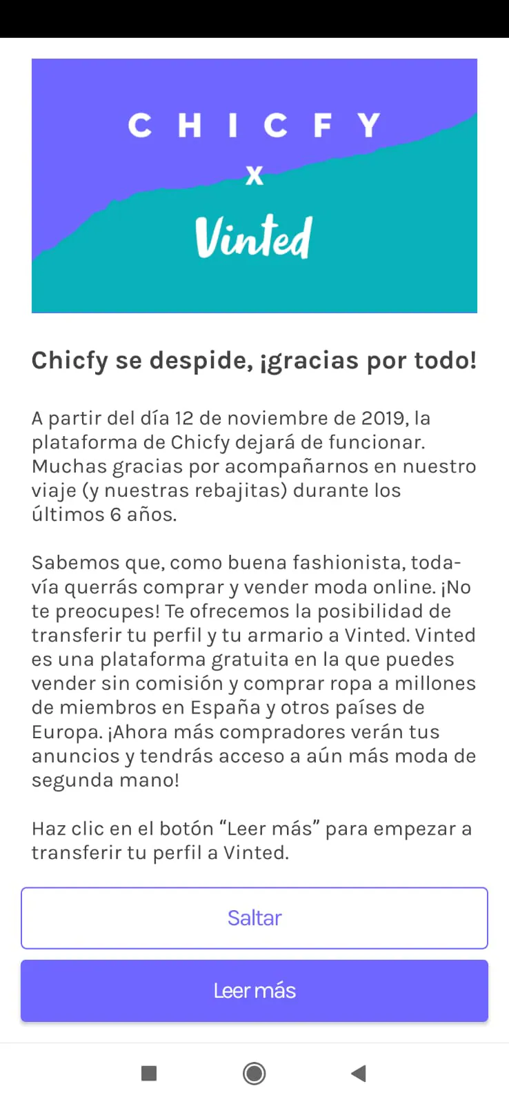 Norteamérica Arado Moretón La malagueña Chicfy, vendida a su competidor Vinted | Diario Sur