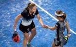 Osoro y Navarro, en el Máster de Barcelona./WORLD PADEL TOUR