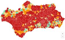 El 88,2% de andaluces vive en un municipio con más de 250 casos por 100.000 habitantes