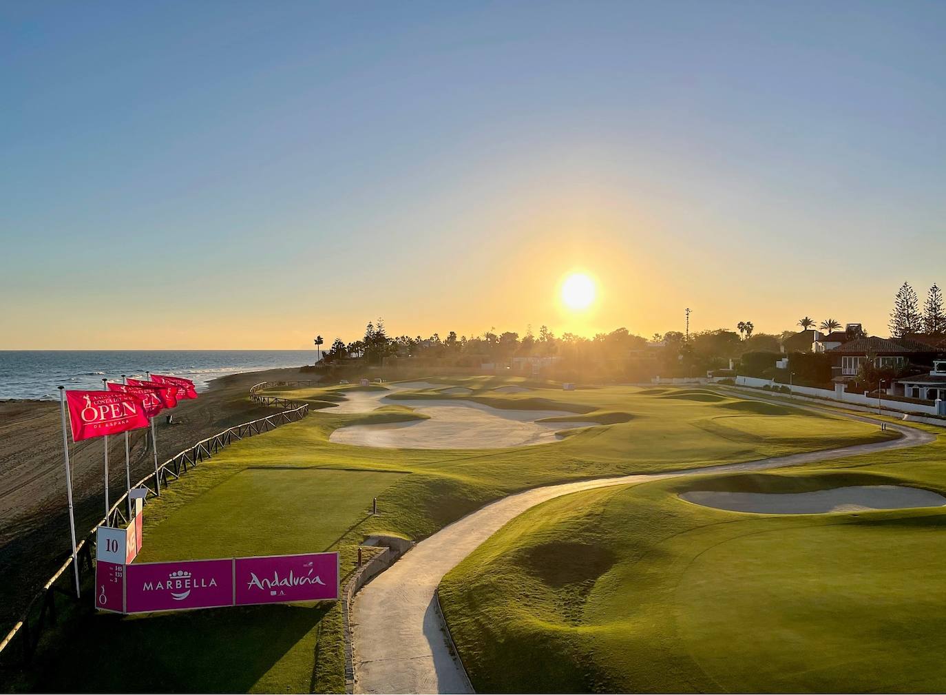 Hoyo 10 del Real Club de Golf de Guadalmina, que acogerá el Masters de Andalucía esta semana./SUR