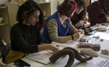 Alumnas del ciclo de Imagen personal del IES Profesor Isidoro Sánchez./SUR