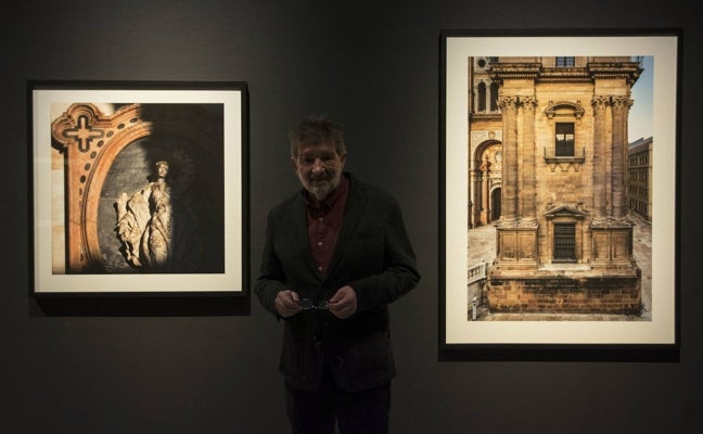 Joaquín Bérchez, hace un año en su exposición en el Rectorado de la UMA./Eva Sánchez Melendo. Archivo