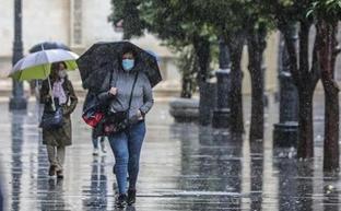 Activan el aviso amarillo en Málaga por fuertes lluvias este viernes