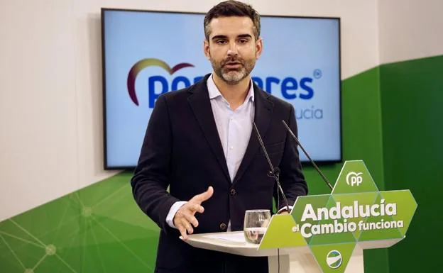 Ramón Fernández Pacheco, portavoz del Partido Popular de Andalucía/sur